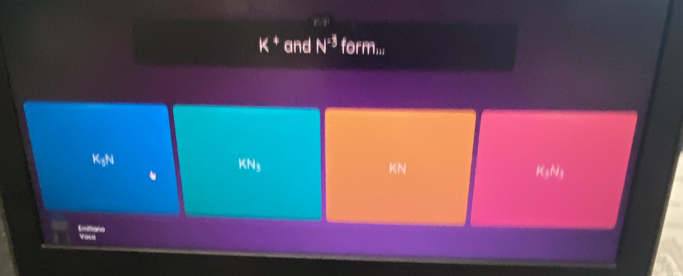 K^4 and N^(-3) form...
KgN KN3 KN
KgNg
Emiiane 
Vaca