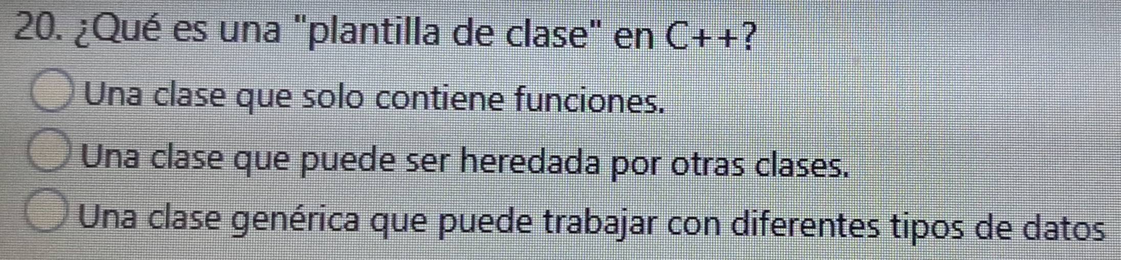 Resuelto:¿Qué es una 