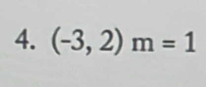 (-3,2)m=1