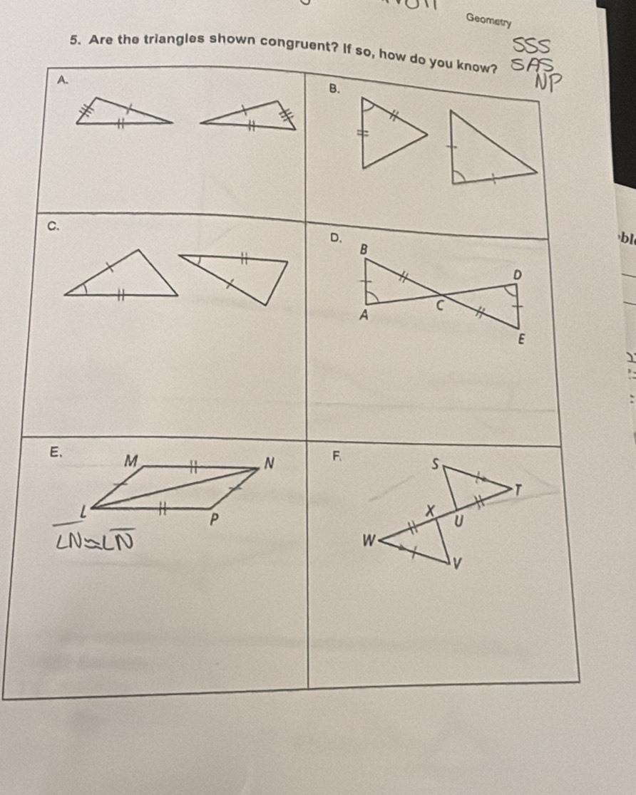 Geometry 
gle 
bI 
_ 
> ,