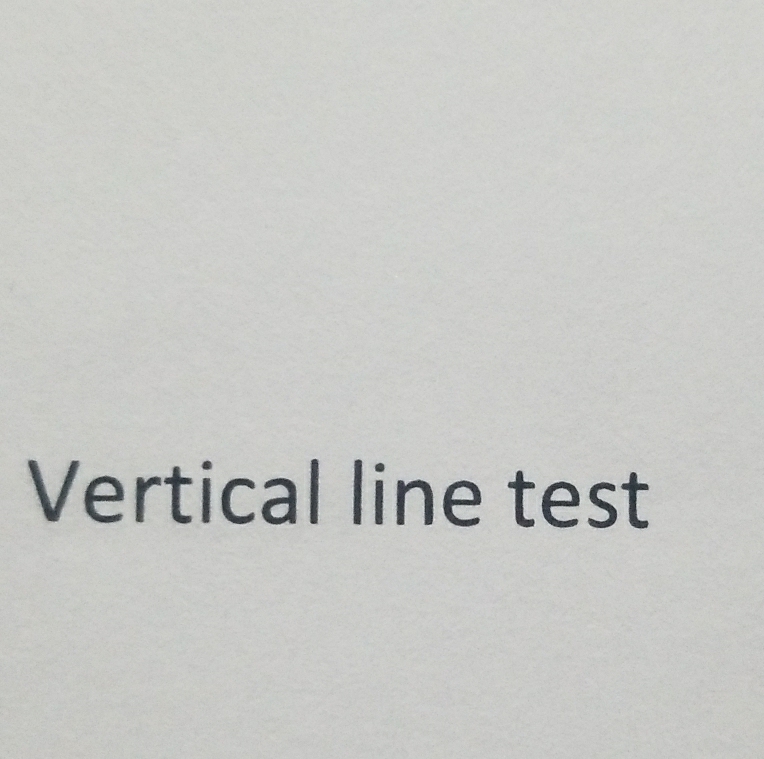 Vertical line test