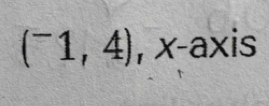 (^-1,4), x-2 AXis