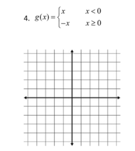 g(x)=beginarrayl xx<0 -xx≥ 0endarray.