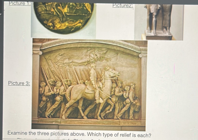 Solved: Picture 1: Picture2: Picture 3: Examine the three pictures ...