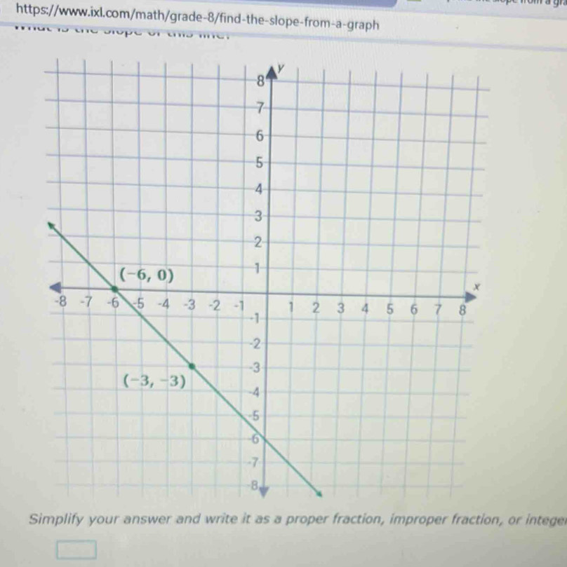 Simplify your answer and write it as a proper fraction, improper fraction, or intege