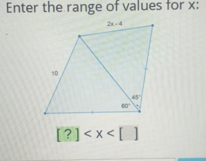 Enter the range of values for x:
[?]