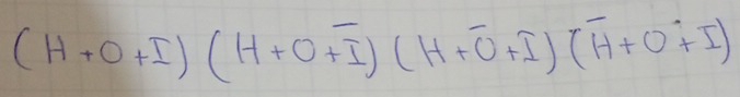 (H+O+I)(H+O+I)(H+overline O+I)(overline H+O+I)