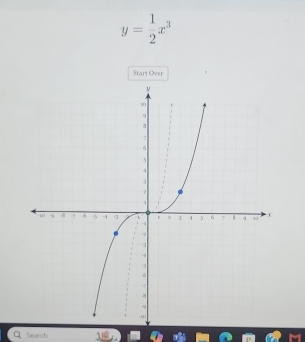 y= 1/2 x^3
Start Over 
Search