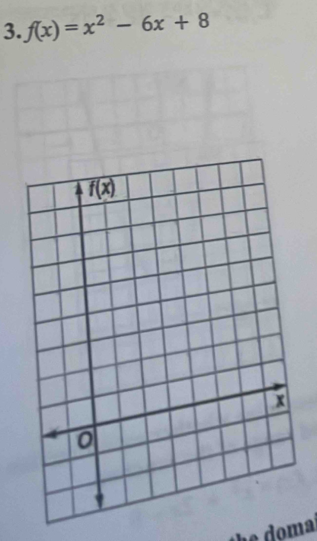 f(x)=x^2-6x+8