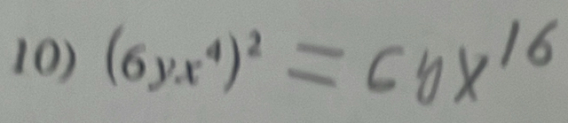 (6yx⁴)²