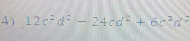 12c^2d^2-24cd^2+6c^3d^2