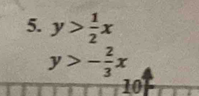 y> 1/2 x
y>- 2/3 x
10