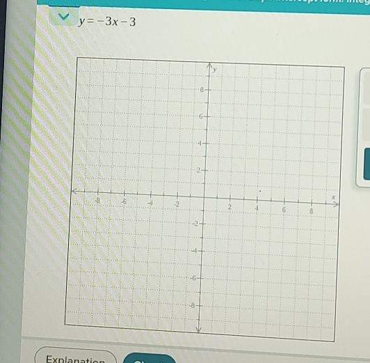 y=-3x-3
Explanation