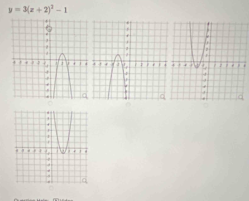 y=3(x+2)^2-1