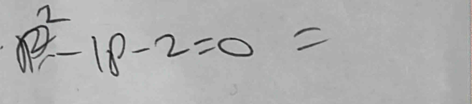 m^2-18-2=0=