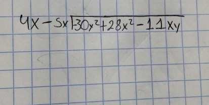 4x-5xsqrt(-30y^2+28x^2-11xy)