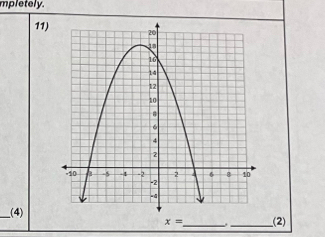 mpletely. 
11) 
_(4) _(2)
x=