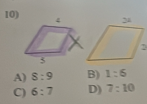 A) 8:9
B) 1:6
C) 6:7
D) 7:10