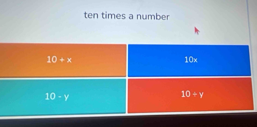 ten times a number