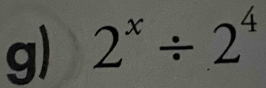 2^x/ 2^4