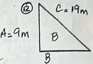 ②
A=9m