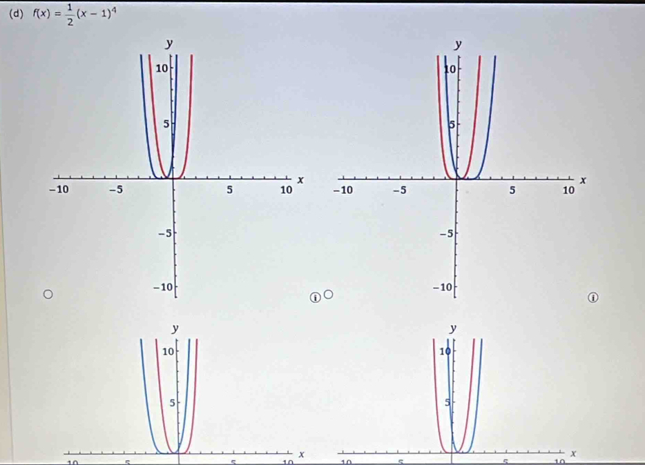 f(x)= 1/2 (x-1)^4

y
y
10
10
5
5
x
x
ς 
ς 10 10 10