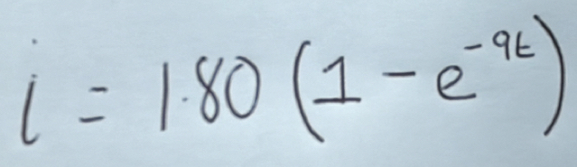 i=180(1-e^(-9t))