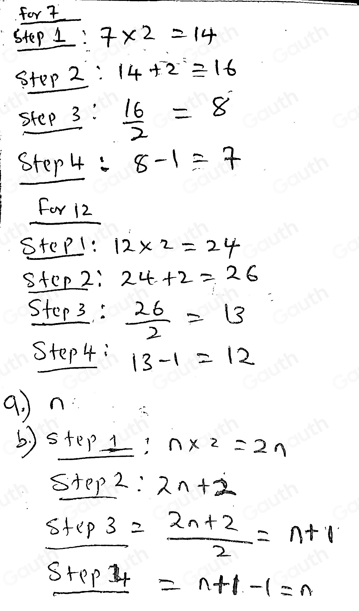 Solved: Repeat the following procedure for the four given numbers ...