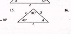 50°
15.
16.
10°