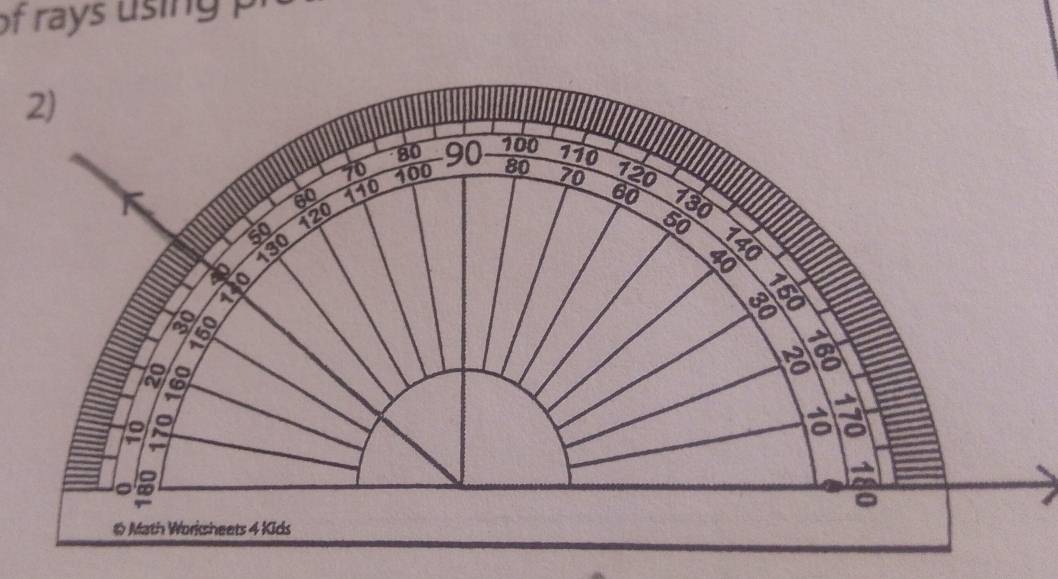 of rays using pr