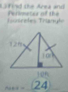 Perimeter of th 
re eles Trian

24