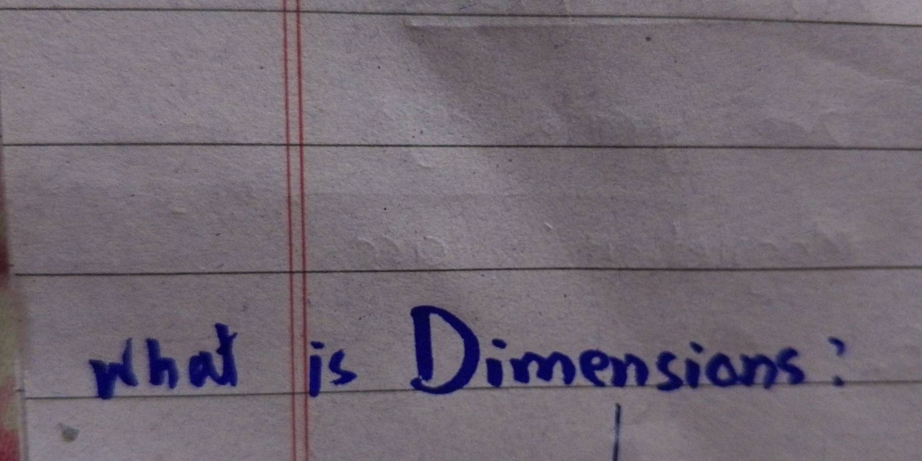 What is Dimensions?