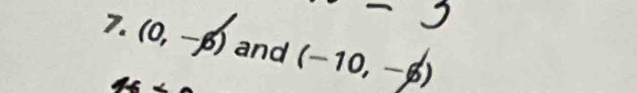 (0,-beta ) and (-10,-6)