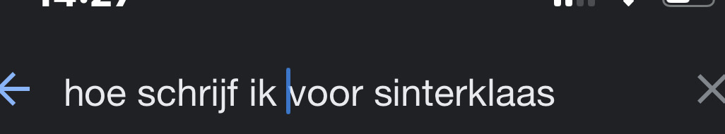 hoe schrijf ik voor sinterklaas