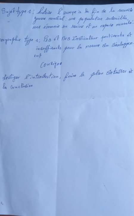 Sujet-type A: Putoine Psurope a Da Bin dhe Ro ncconte 
guene moudial: ane population endenilla, 
une elonomie ou recine of an expace mozseke? 
cogaphic type a: BB At PvB Indlicatour pertiments of 
in sufficants pear la meaure au aholapgen. 
ent 
Consrique 
dedliger eintreduction, Baire Be polan Betailler of 
Da Conclution