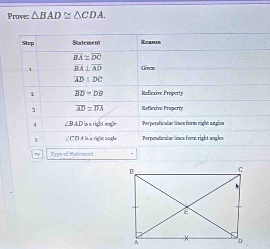 Prove: △ BAD≌ △ CDA.