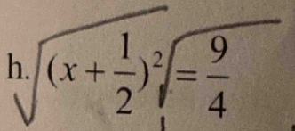 sqrt[2]((x+frac 1)2)^2sqrt(=frac 9)4