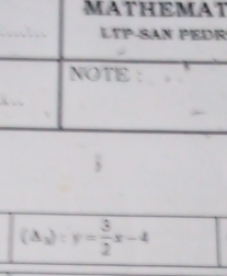 (△ _x):y= 3/2 x-4