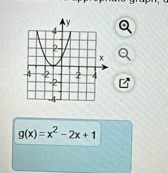 g(x)=x^2-2x+1