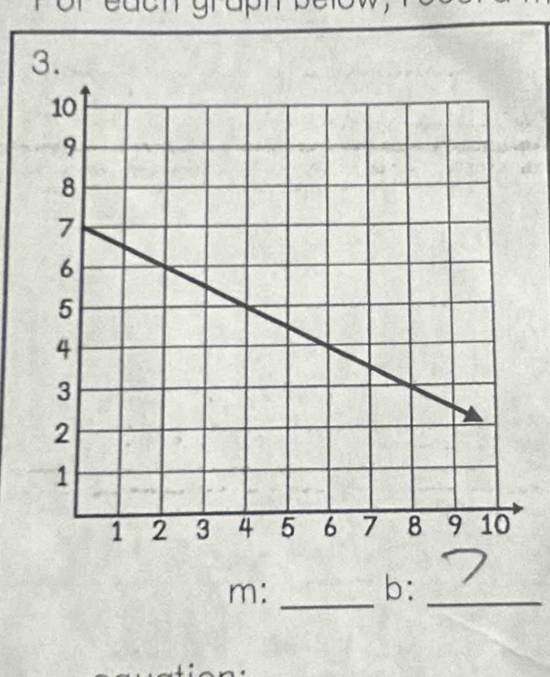 a
3.
m :_
b :_