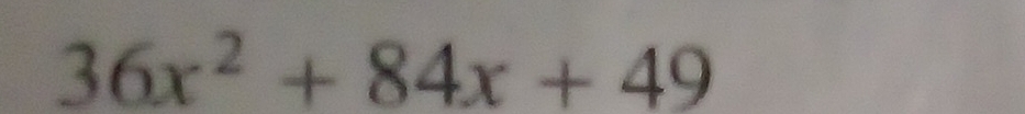 36x^2+84x+49