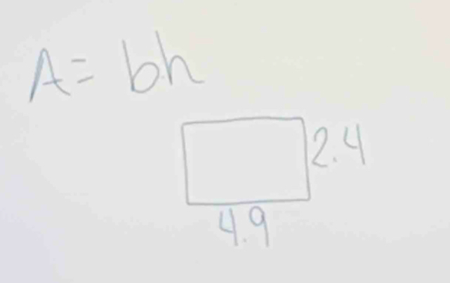 A=bh
2. 4
4. 9