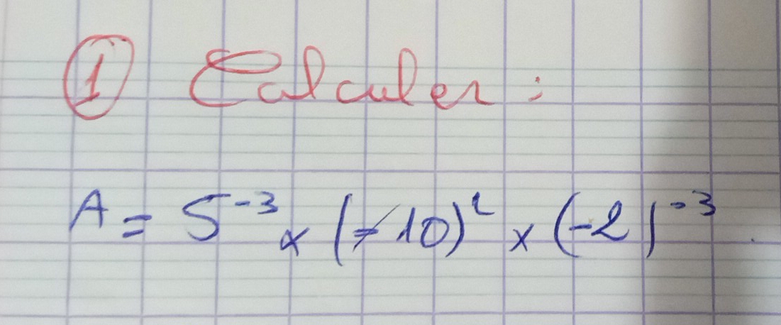 ④PcPen:
A=5^(-3)* (-10)^2* (-2)^-3