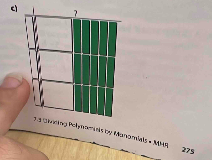 lynomials by Monomials • MHR 
275