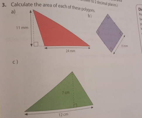 ( wer to 2 decimal places.) 
Di 
Pe 
b
p
C)