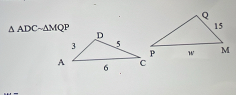 △ ADCsim △ MQP
-