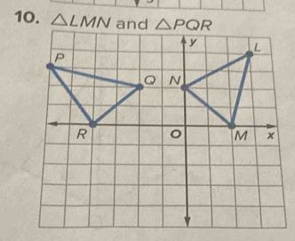 △ LMN a