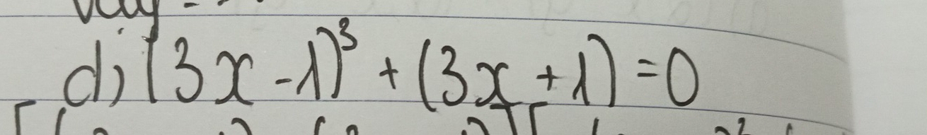 (3x-lambda )^3+(3x+lambda )=0