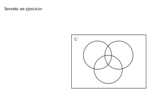 Invente un ejercicio 
U