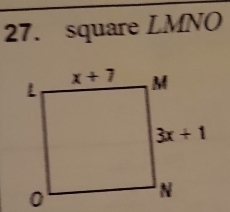 square LMNO
0